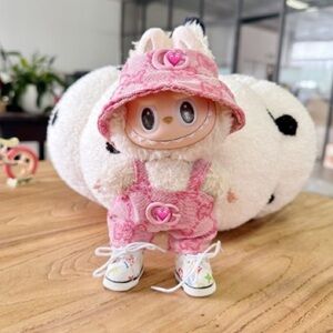 Labubu Clothes Jumpsuit - Pink (DOLL & SHOES NOT INCLUDED) - LC-013